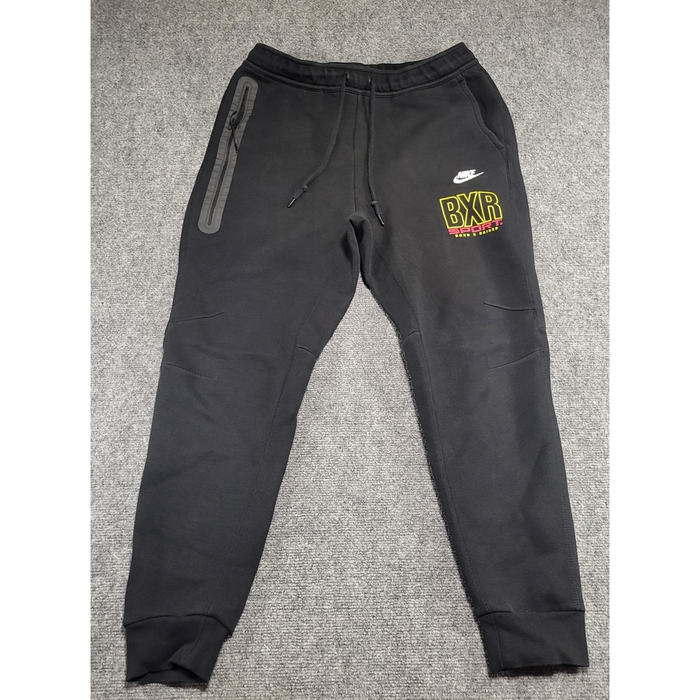 Nike Tech Fleece Joggers "BXR Sport / Born X Raised" Black Sweatpants Size Large